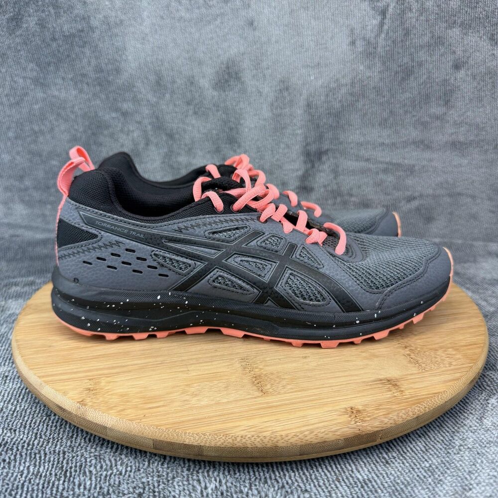 ASICS Torrance Trail Shoes Womens Size 9 Gray Trail Running Sneakers 1022A240